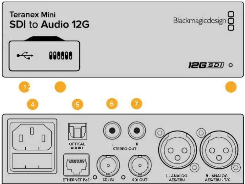 Blackmagic Design Teranex Mini 1 - Teranex Mini - SDI to Audio 12G - 1