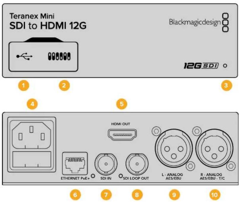 Blackmagic Design Teranex Mini 1 - Teranex Mini - SDI to HDMI 12G - 1