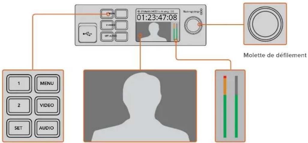 Blackmagic Design Teranex Mini 1 - Molette de défilament - 1