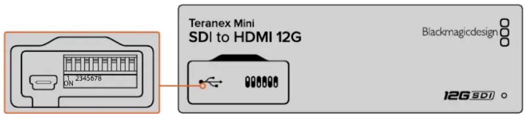 Blackmagic Design Teranex Mini 1 - Changing Settings using Switches - 1