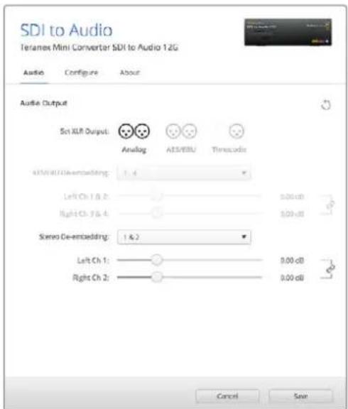 Blackmagic Design Teranex Mini 1 - Audio Output (才一才出力) X二一 - 1