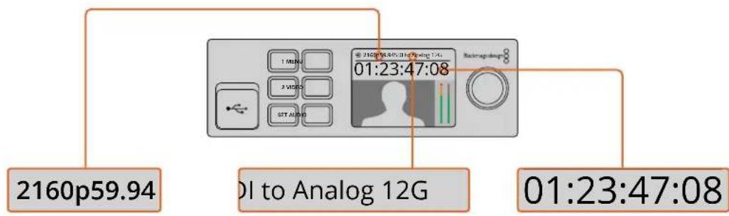 Blackmagic Design Teranex Mini 1 - LC-Display - 1