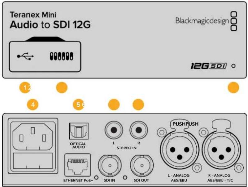Blackmagic Design Teranex Mini 1 - Teranex Mini – Audio to SDI 12G - 1