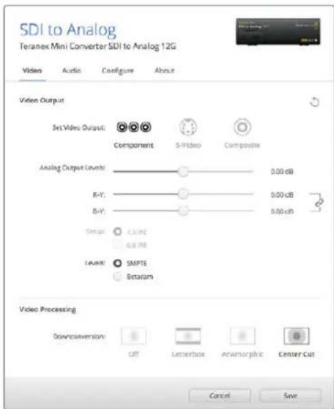 Blackmagic Design Teranex Mini 1 - Audio Output (才一才出力) ×二一 - 1
