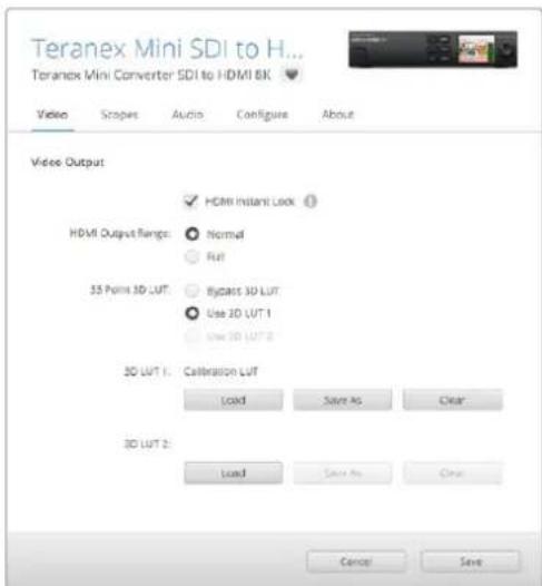 Blackmagic Design Teranex Mini 1 - Demarrer le calibrage - 12