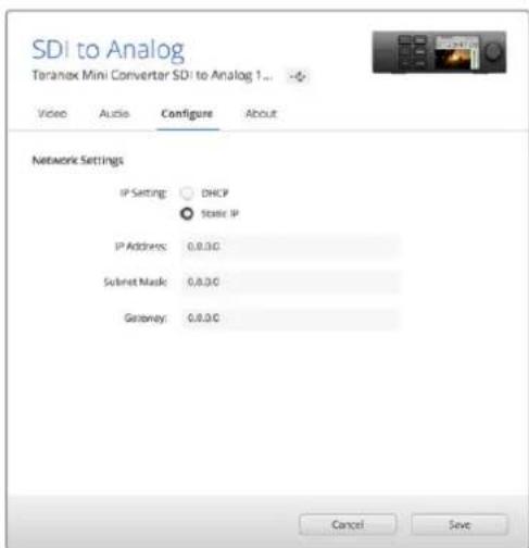 Blackmagic Design Teranex Mini 1 - Configure夕 - 1