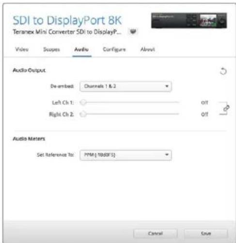 Blackmagic Design Teranex Mini 1 - Configurar las salidas RCA - 1