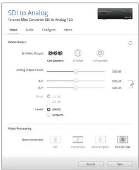 Blackmagic Design Teranex Mini 1 - Salida de audio - 1