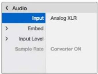 Blackmagic Design Teranex Mini 1 - Opuestos disponibles en el panel inteligente - 1