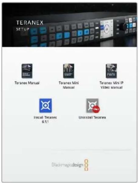 Blackmagic Design Teranex Mini 1 - Blackmagic Teranex Setupのインストーリ - 1