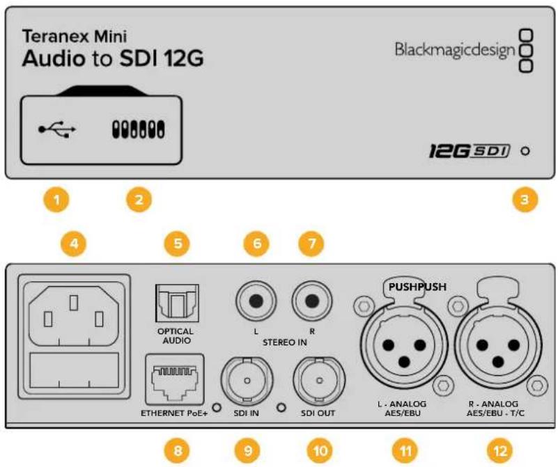Blackmagic Design Teranex Mini 1 - Teranex Mini – Audio to SDI 12G - 1