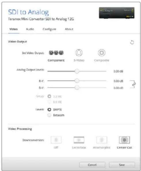 Blackmagic Design Teranex Mini 1 - Audio Output - 1