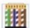 Tripp Lite T100PT1 - RU45 COLOR CODING SYSTEM - 1