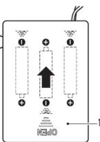LightZone GTTLWW02 - Insérer/ remplacer las piles - 1