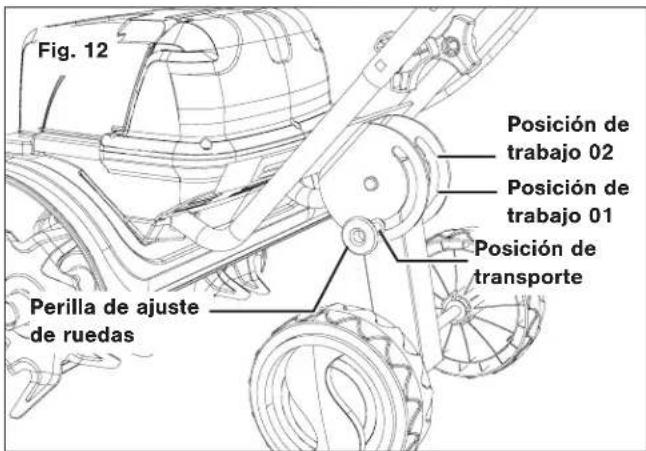 Sun Joe 24VX2TLR14 - Ajuste de las ruedas - 2