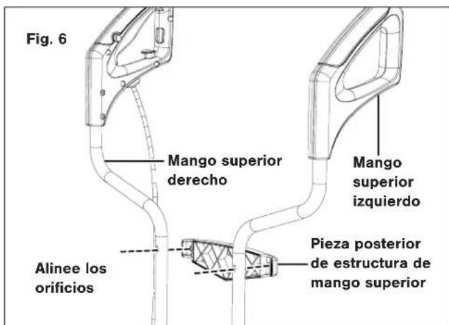 Sun Joe 24VX2TLR14 - Ensamblado de los mangos superiores - 2