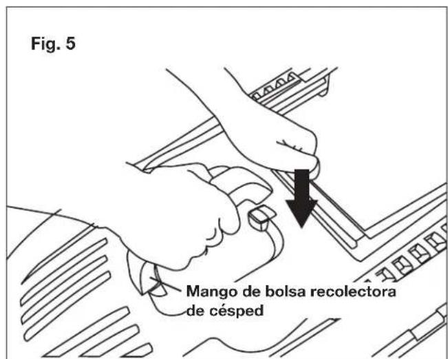 Sun Joe TRJ608E - Colocacion de la Bolsa recolectora de cesped - 2