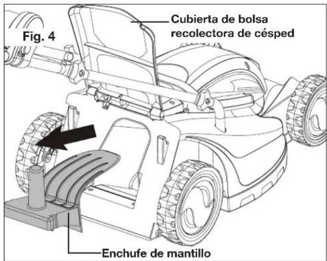 Sun Joe TRJ608E - Colocacion de la Bolsa recolectora de cesped - 1