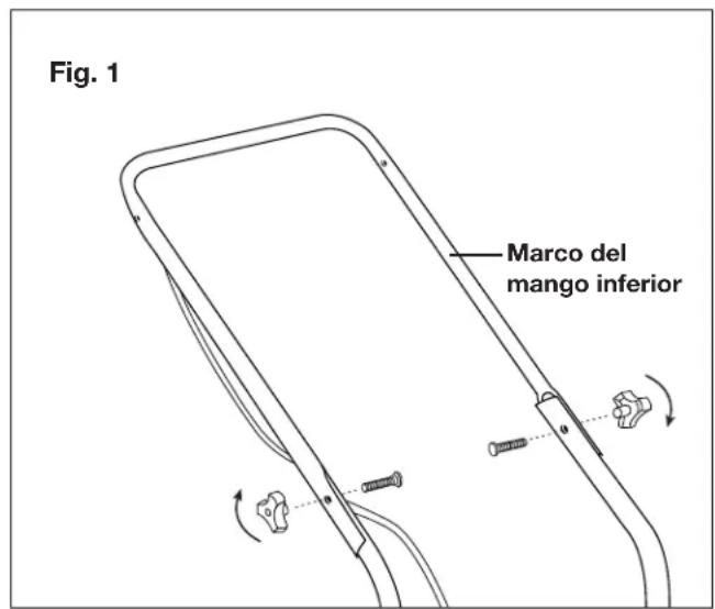 Sun Joe TRJ608E - Conexión de los marcos de mango superior e inferior - 1