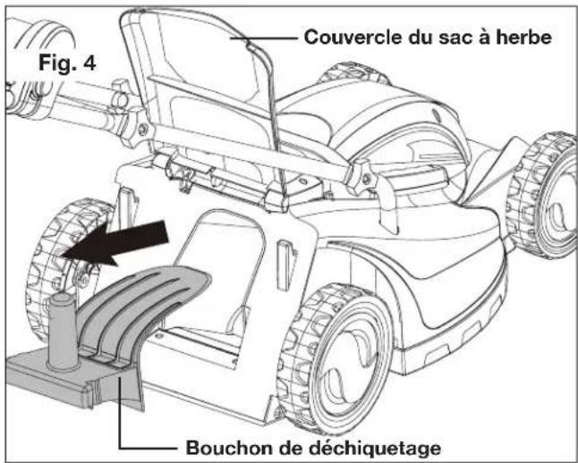 Sun Joe TRJ608E - Pose du sac à herbe - 1