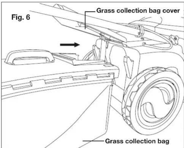 Sun Joe TRJ608E - Fitting the Grass Collection Bag - 3