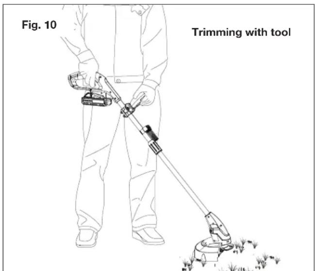 Sun Joe 24VGT10LTE - Adjusting the Auxiliary Handle - 3