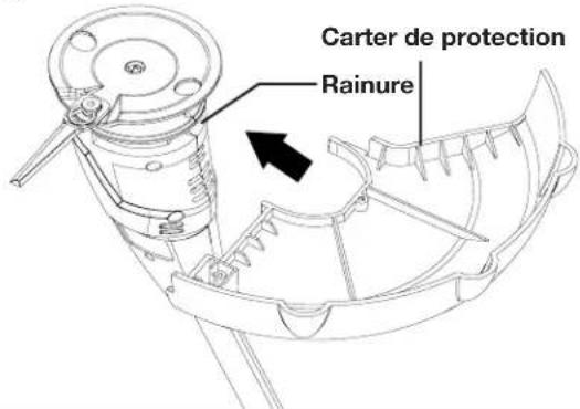 Sun Joe 24VGT10LTE - Pose du carter de protection - 1