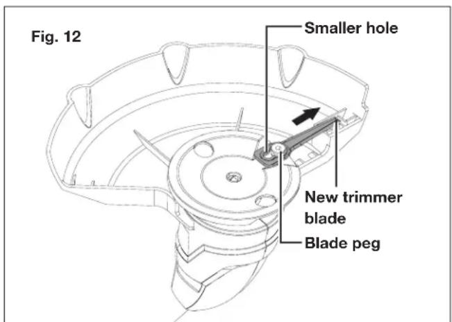 Sun Joe 24VGT10LTE - Replacing the Trimmer Blade - 2