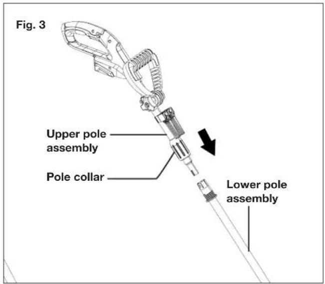 Sun Joe 24VGT10LTE - Connect the Poles - 1