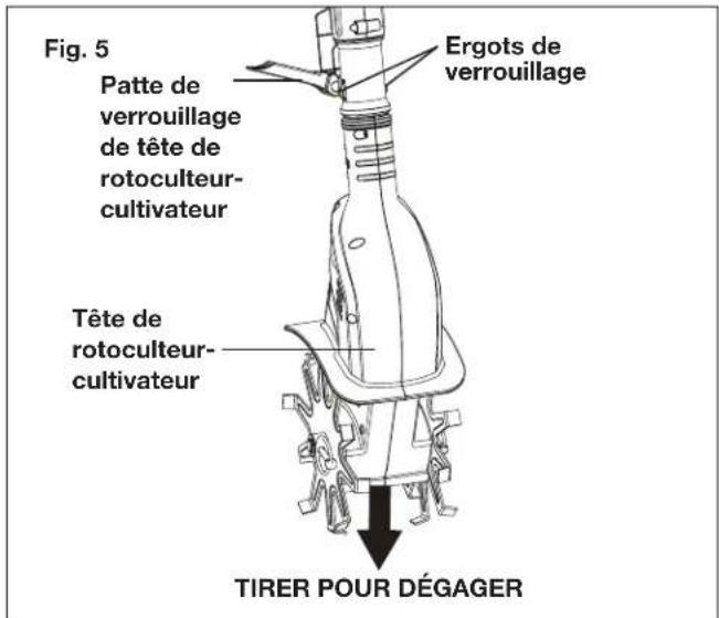 Sun Joe 24VTLRLTE - Assemblage et insertion de la tete - 3