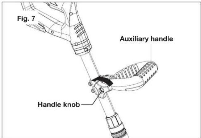 Sun Joe 24VTLRLTE - Auxiliary Handle Adjustment - 1