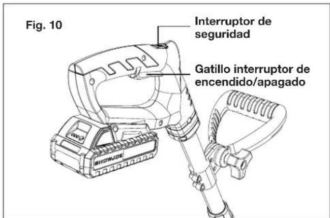 Sun Joe 24VTLRLTE - Arranque y parada - 2