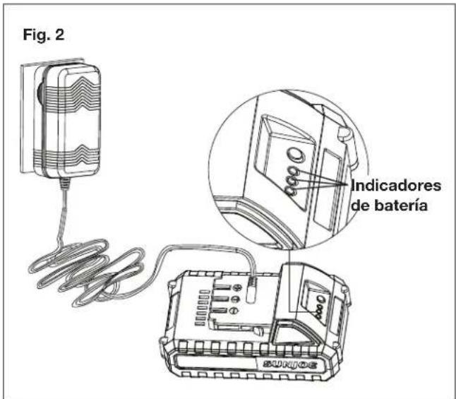Sun Joe 24VJBLTE - Carga de la batería - 2
