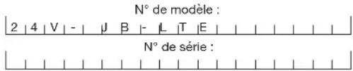 Sun Joe 24VJBLTE - Numérodeschemeletdeserie - 1