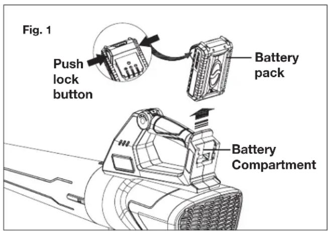 Sun Joe 24VJBLTE - Charging the Battery - 1