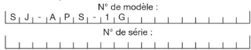 Sun Joe SJAPS1G - Numéro de schéma et de série - 1