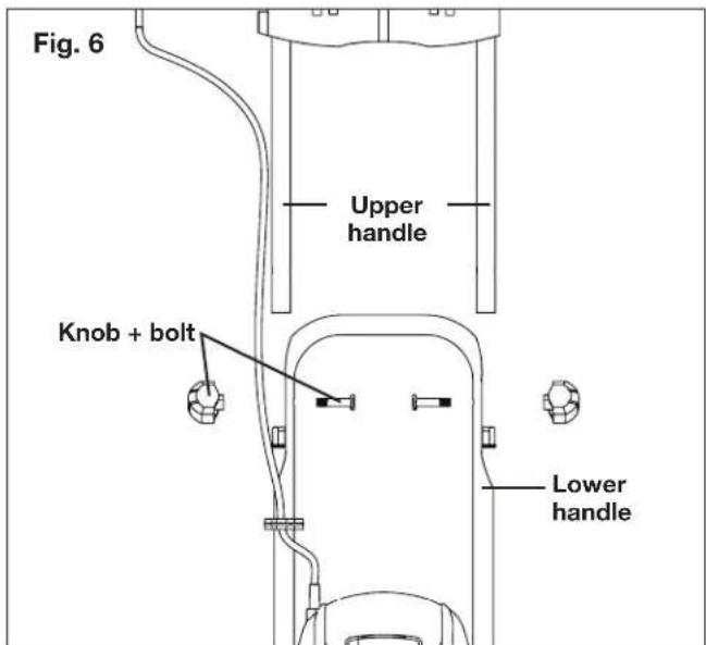 Sun Joe TJ600E - Connecting the Handles - 6