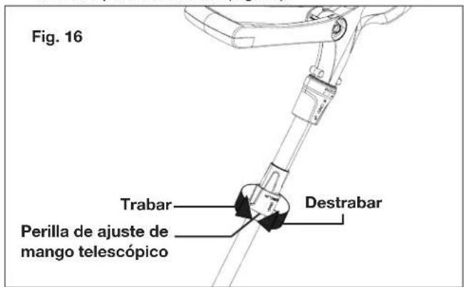 Sun Joe 24VTBLTE - Ajuste del eje telescópico - 1