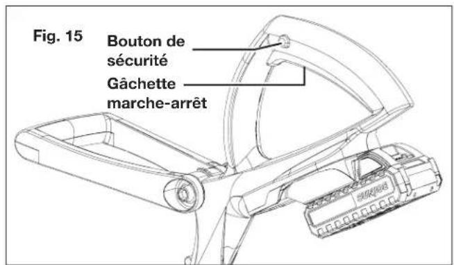 Sun Joe 24VTBLTE - Gâchette marche-arrêt - 1