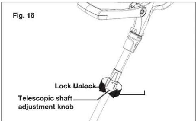 Sun Joe 24VTBLTE - Adjusting the Telescoping Shaft - 1