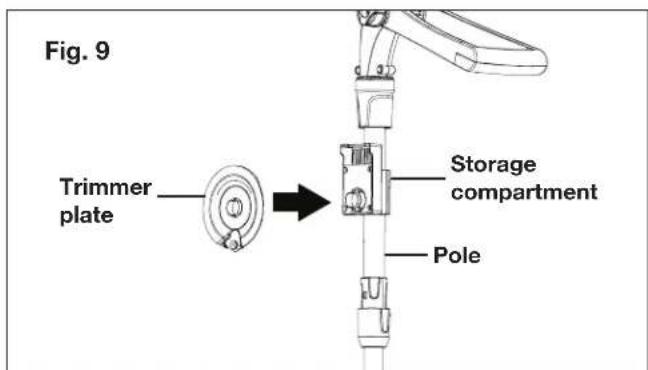 Sun Joe 24VTBLTE - Installing the Storage Compartment - 2