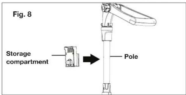 Sun Joe 24VTBLTE - Installing the Storage Compartment - 1