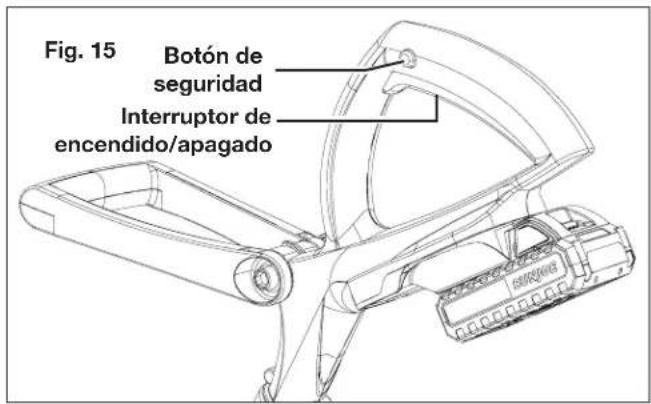 Sun Joe 24VTBLTE - Interruptor de encendido/apagado - 1