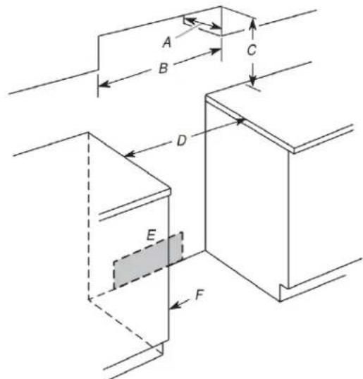WHIRLPOOL YWFE550S0LW - Cabinet Dimensions - 1