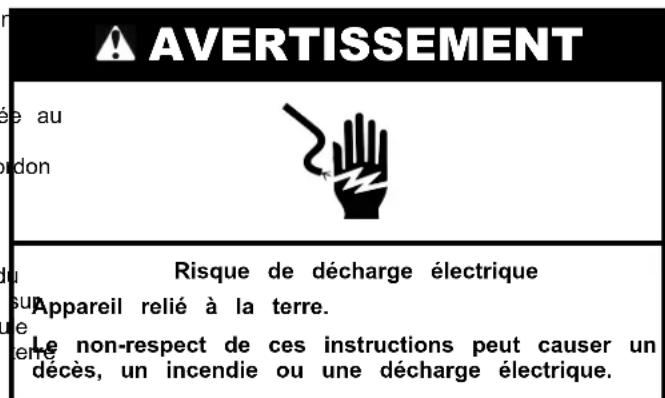 WHIRLPOOL YWFE550S0LW - Spécifications électriques - Canada me seulement - 1