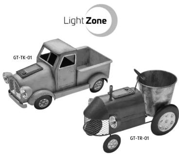 LightZone GTTK01 - Véhicules solaires avec pot de fleur - 1