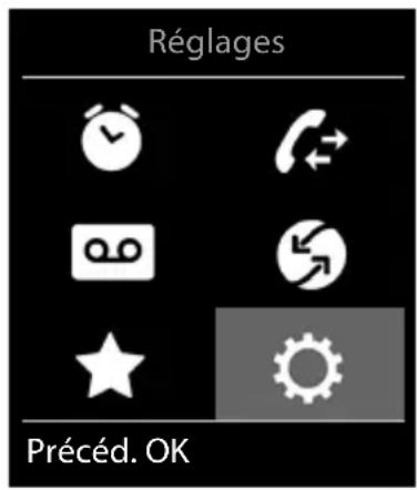 GIGASET Comfort 550HX - Menu principal - 1
