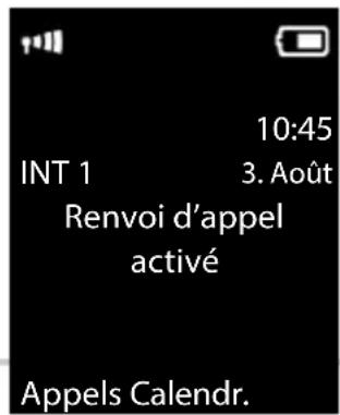 GIGASET Comfort 500HX - Afficher des messages de statut sur l'écran de voir - 3