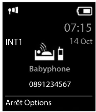 GIGASET Comfort 500HX - Activer et régler le babyphone - 1