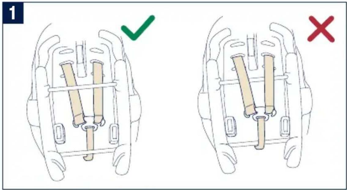 Nuna Pipa Lite - Crotch Belts - 1
